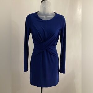 Forever 21 Women’s Knot Front Blue Dress Size Small